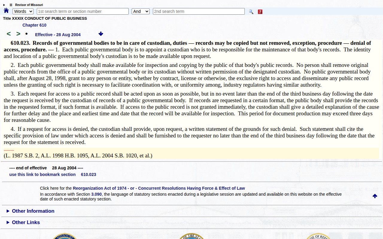 Missouri response rules for Pemiscot County released mugshot requests